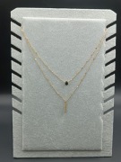 Dwuwarstwowy naszyjnik