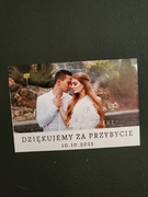 Magnes podziękowanie ślub wesele a7 8sztuk