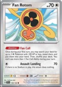 Fan rotom Oryginalna karta pokemon