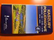 Kaszuby Południowe mapa rowerowa po Kaszubach laminowana Praca zbiorowa