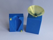 elastyczna forma do odlewania ciężarków 60g torpeda