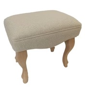 Taboret do toaletki z tkaniny BOUCLE
