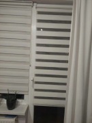 Rolety balkonowe białe dzień noc