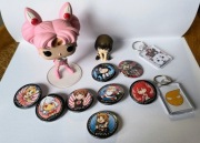Figurka Funko Chibi Moon plus przypinka manga anime