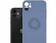ETUI MATOWE DO IPHONE 11  SILICONE RING CASE + SMYCZKA SILIKONOWE