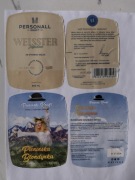 4 etykiety browar Personall Kraft Stary Sącz 