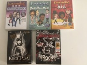 Zestaw  pięciu płyt DVD karaoke