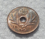 Finlandia Republika Suomi 5 penni penniä 1943 KM# 64 Ładny stan
