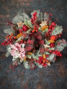 Wyjątkowy wianek świąteczny z dzwoneczkami - Świąteczny Napar 