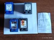 Kartridż kartridże tusz tusze do drukarki HP 21 czarny i 22 color