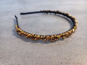 Opaska do włosów złota