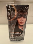 Farba niemiecka firmy SYOSS, czekoladowy brąz, trwały kolor 3szt