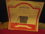 UNITRA FOLDER REKLAMA RADIO MAJOR ,LUIZA, TRAPER,NINA