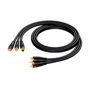 PROCAB CAV130/1.5 kabel audio video 2xRCAm-SVHS / 3xRCAm-SVHS 1,5 m