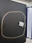 Srebrny łańcuszek męski 925 Bismarck 55 cm 15,6 g – gruby + eleganckie etui