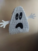 Zestaw piniata duch halloween +kij