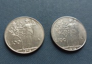 Moneta Włochy 100 lirów 1979