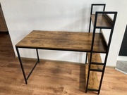 PIEKNE Biurko szkolne, biurowe, dodatkowe półki - 120x60 - stan idealny!