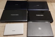 Laptop acer, toschiba, 6 sztuk