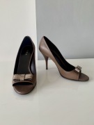 Furla Chantilly Spuntata taupe open toe 36