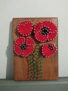 Obraz string art - Maki