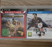 Motorstorm + gratis fifa 14 ps3 playstation3 stan BDB 