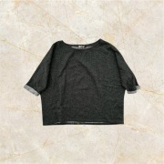 Bluza ze srebrną nitką, Stradivarius, L