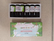 PIĘKNY ZESTAW 6X10ML NATURALNE OLEJKI ETERYCZNE 100% AROMATERAPIA PREZENT