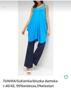TUNIKA/Sukienka/bluzka damska  r.40/42, 95%wiskoza,5%elastan