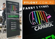 Pylon 3 x 1,2m  totem baner tablica LED Producent
