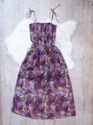 sukienka, rozm. M, na ramiączkach, wiązana, maxi, kolorowa, wzorzysta