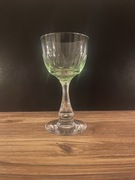 Kieliszek Art Deco z szkła uranowego