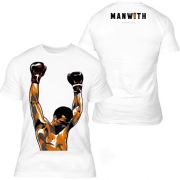 NOWA Koszulka T-shirt CHAMPION XL biała SLIM polska produkcja bawełna 100%