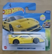 Hot Wheels Ferrari F40 Competizione Żółte nowy 