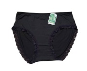 Figi Majtki bambusowe wygodne L/XL z koronką