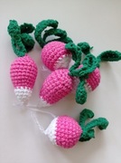 Warzywa na szydełku Amigurumi - rzodkiewka