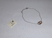 W.KRUK SREBRNA BRANSOLETKA Z KÓŁECZKAMI NOWA