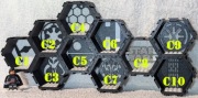 HEXAGONALNA PÓŁKA NA MINIFIGURKI LEGO Star Wars | tematyczne | minifigurki