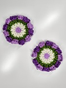 Podkładki "kwiaty w doniczce" handmade