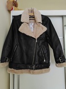 Kożuszek kurtka z futerkiem ramoneska