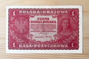 1 MARKA POLSKA (1919) – banknot oryginalny