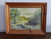 obraz chata w Beskidach