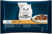 Karma Purina Gourmet Perle Duet mięsny, 4 saszetki po 85g