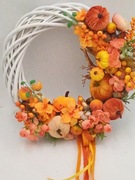 Wianek na drzwi jesienny