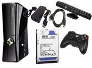 KONSOLA XBOX 360 Slim S 500GB + RGH3 + ORYGINALNY PAD + KINECT