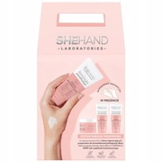 SheHand Zestaw Prezentowy Kosmetyków Kuracja Do Rąk Peeling Parafina Krem