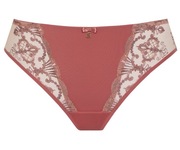 Majtki brazyliany Samanta Perla M300 r. S różowe z efektem tatuażu tanga