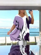 Elegancka tunika duży rozmiar uniwersalny Plus Size 