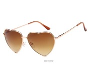 Piękne okulary przeciwsłoneczne serca UV