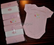 Body krótki rękaw bawełna George rozm. 86 zapinane